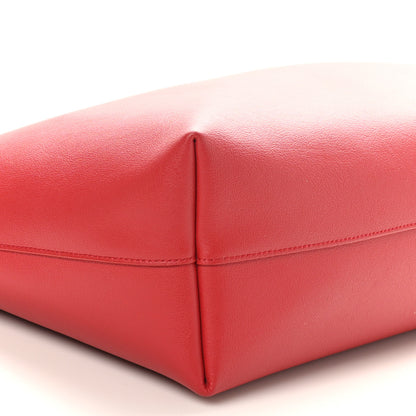 Saint Laurent Calfskin Large Shopping Tote Rouge Eros 10 of 11