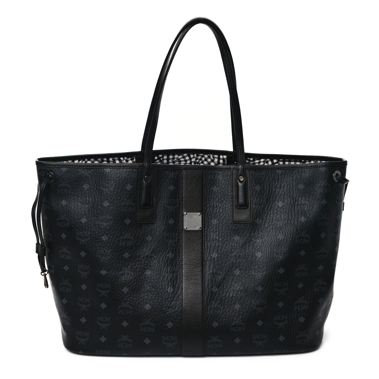 Visetos Large Liz Reversible Shopper Tote Black