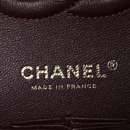 Chanel Lambskin Quilted Medium Double Flap Black 6 of 10