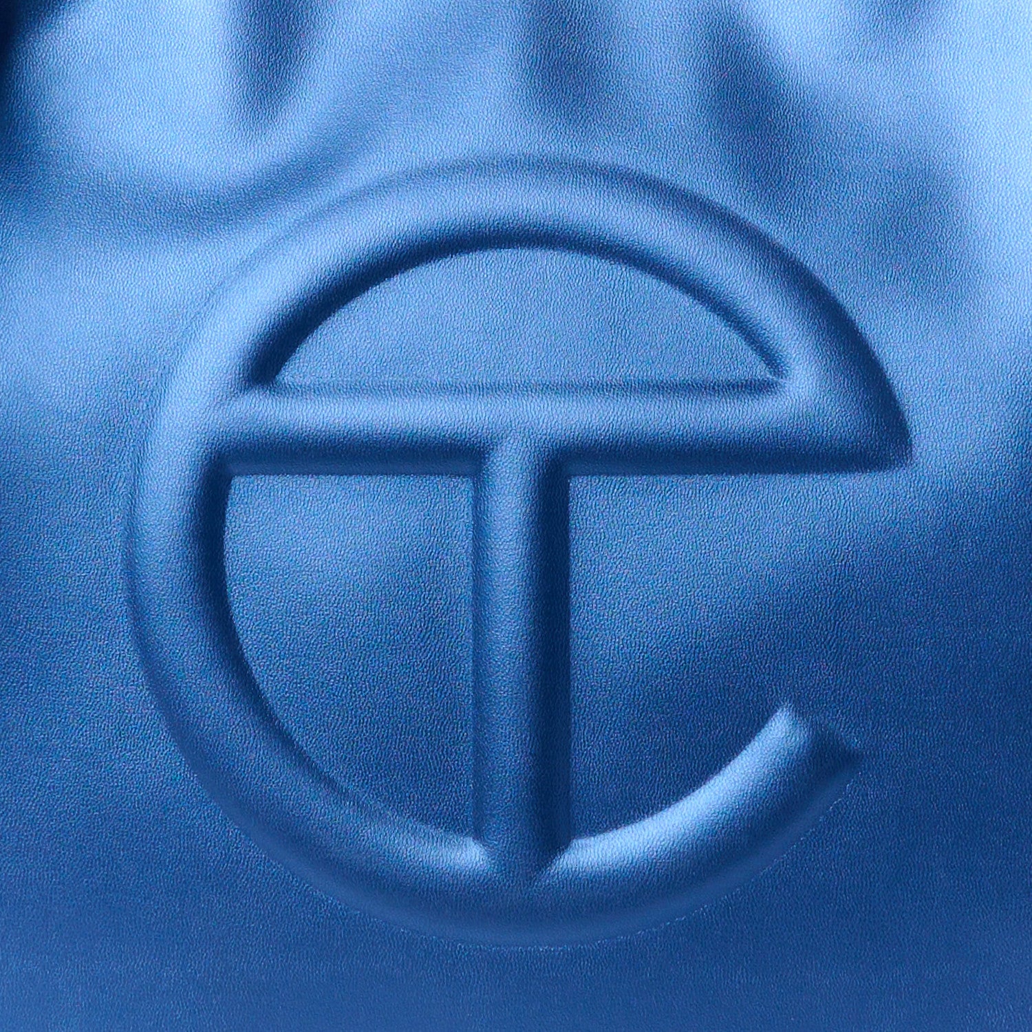 Telfar Metallic Vegan Leather Medium Shopping Bag Cobalt 9 of 11