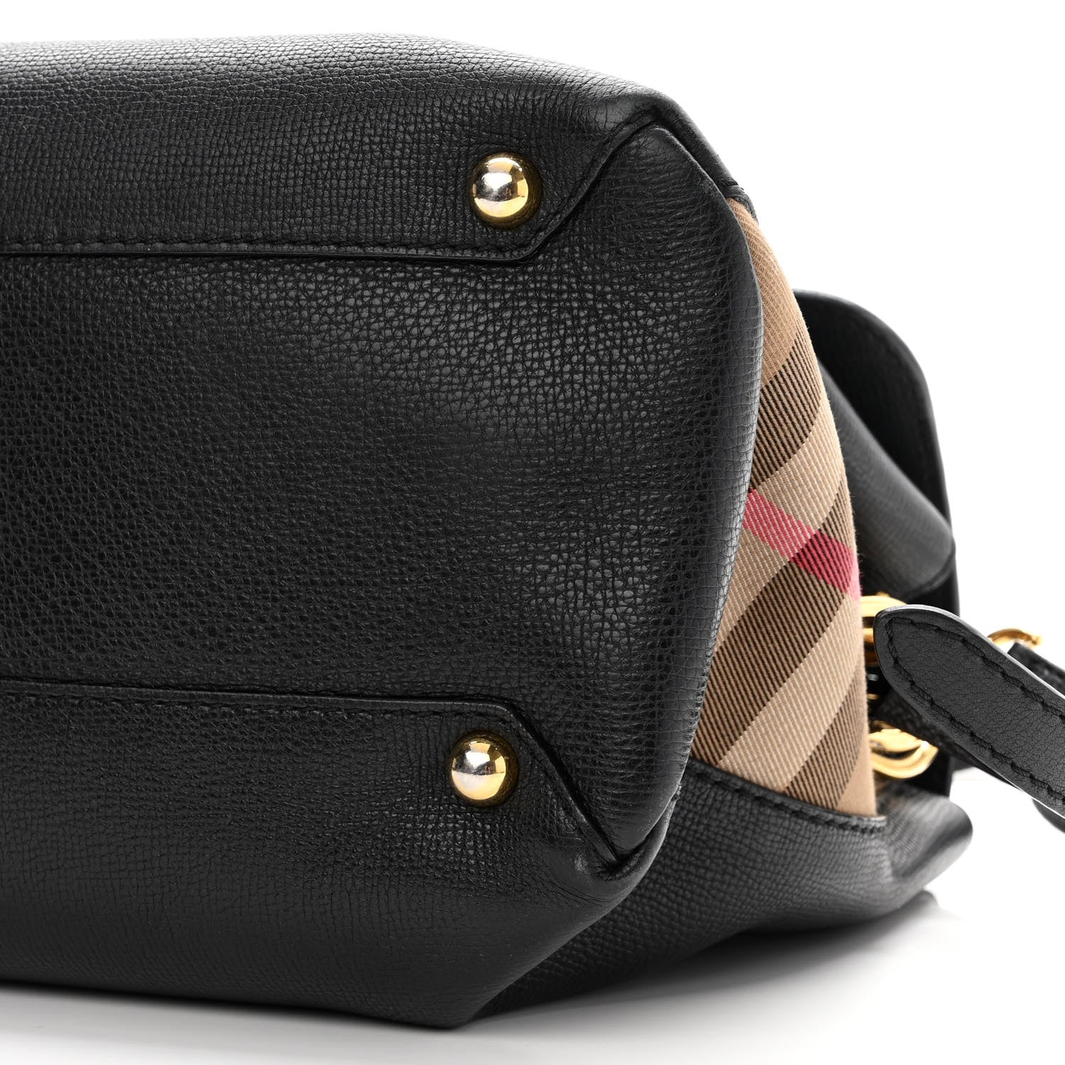 Burberry Derby Calfskin House Check Medium Camberley Black 9 of 9