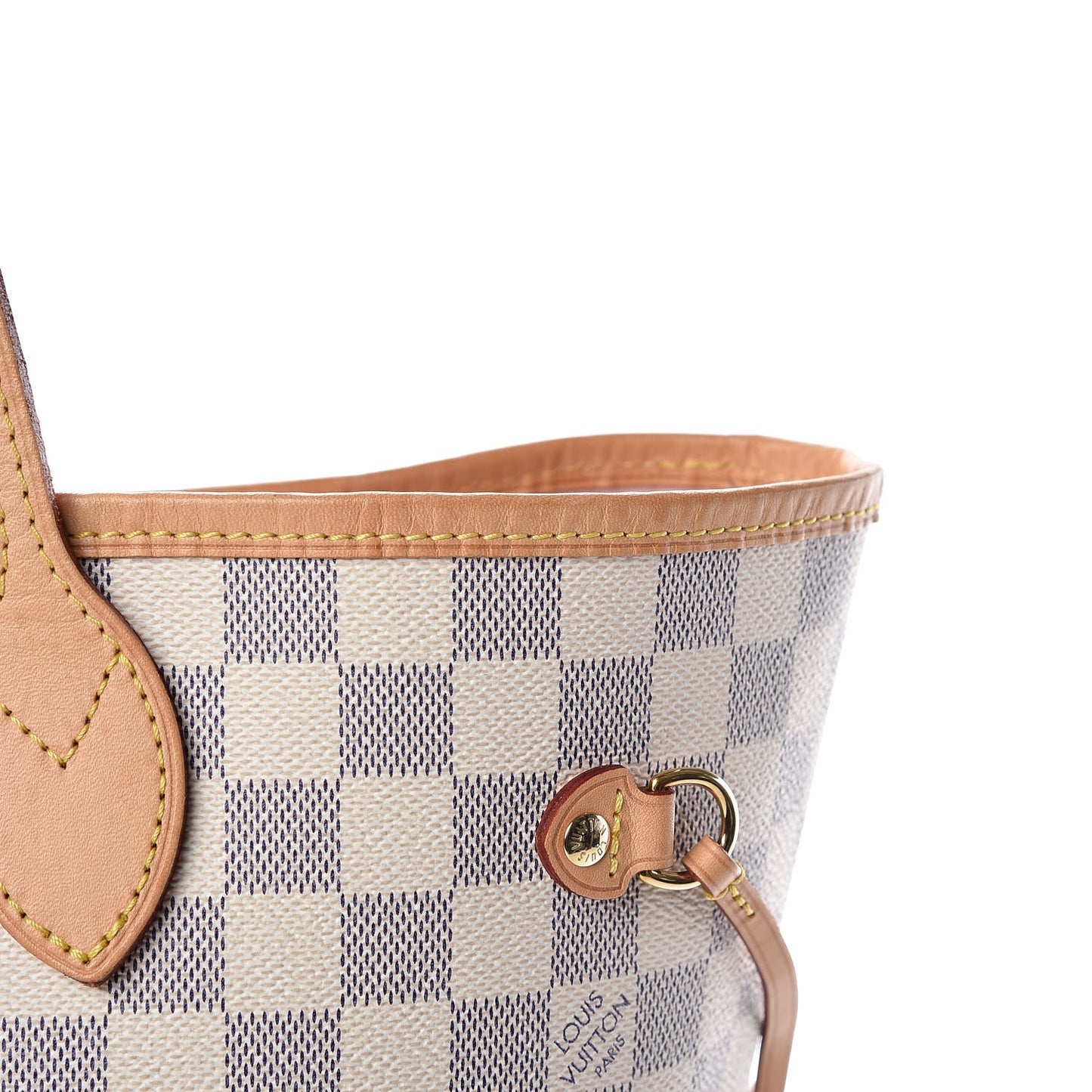 Damier Azur Neo Neverfull MM Rose Ballerine