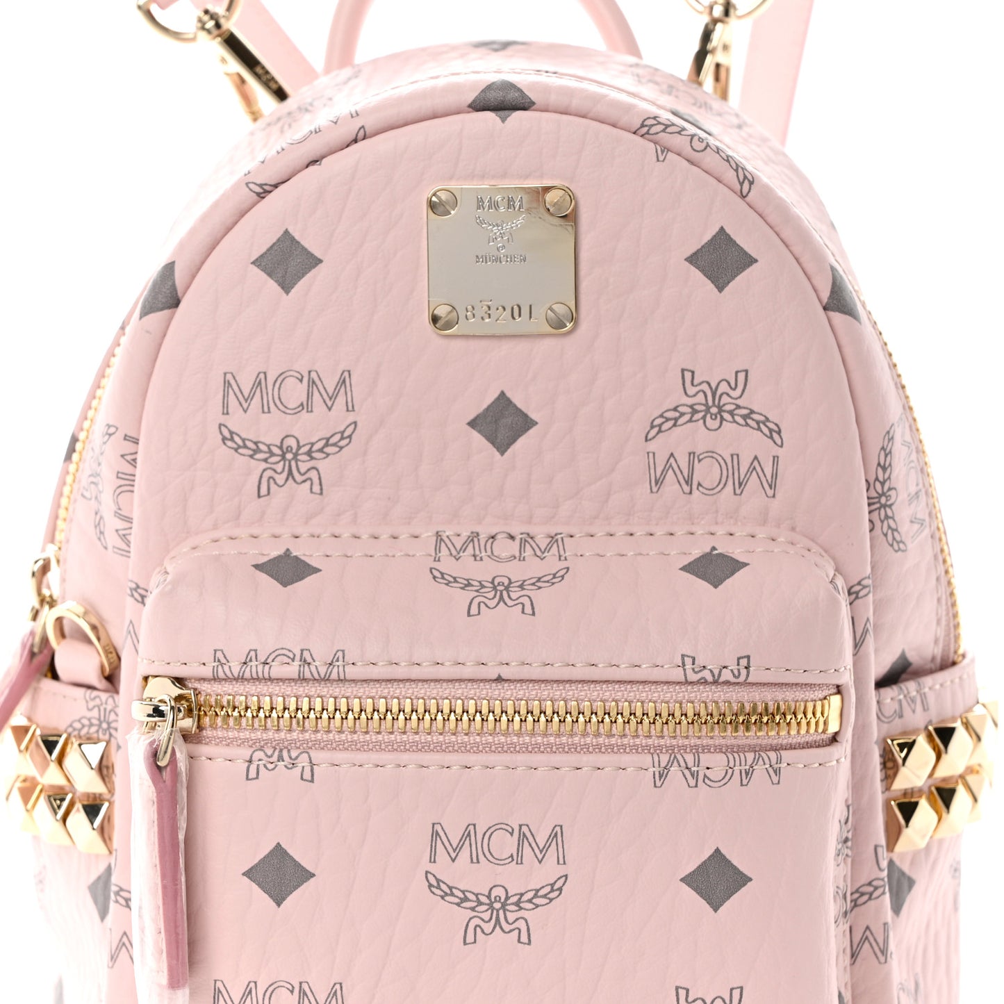 Visetos Side Stud X-Mini Stark Bebe Boo Backpack Soft Pink