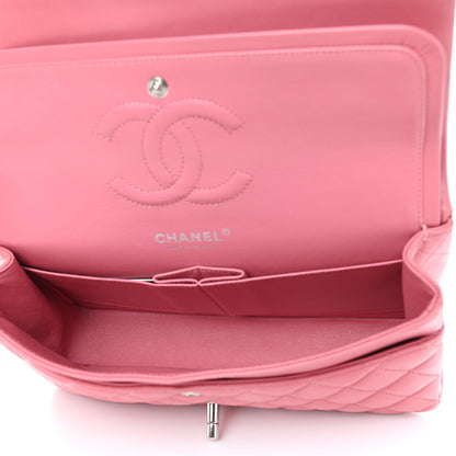 Chanel Lambskin Quilted Medium Double Flap Pink 5 of 13