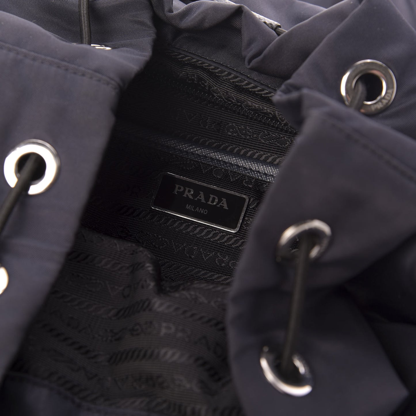 Nylon Vela Medium Backpack Bleuette