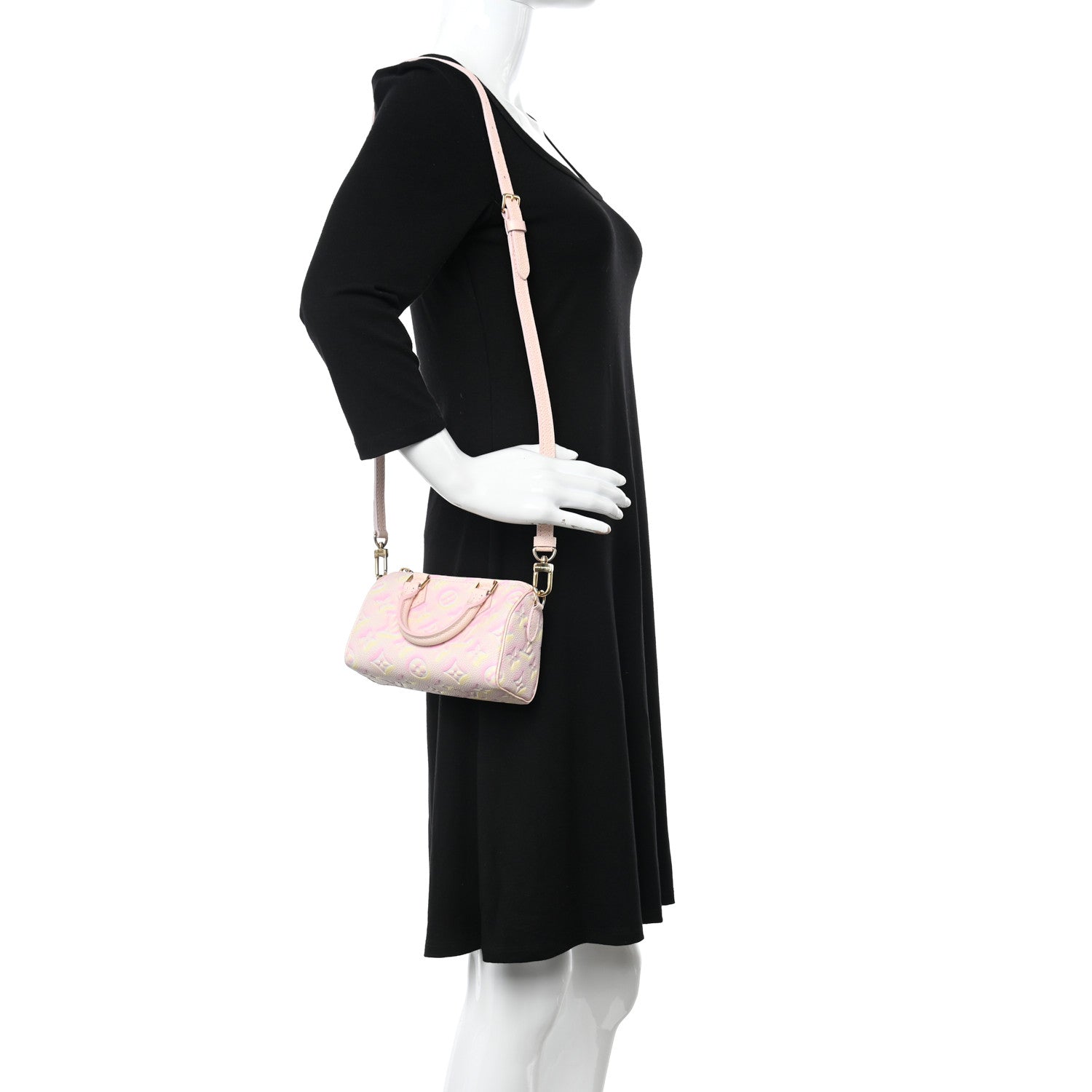 Louis Vuitton Empreinte Monogram Summer Stardust Nano Speedy Pink 3 of 10