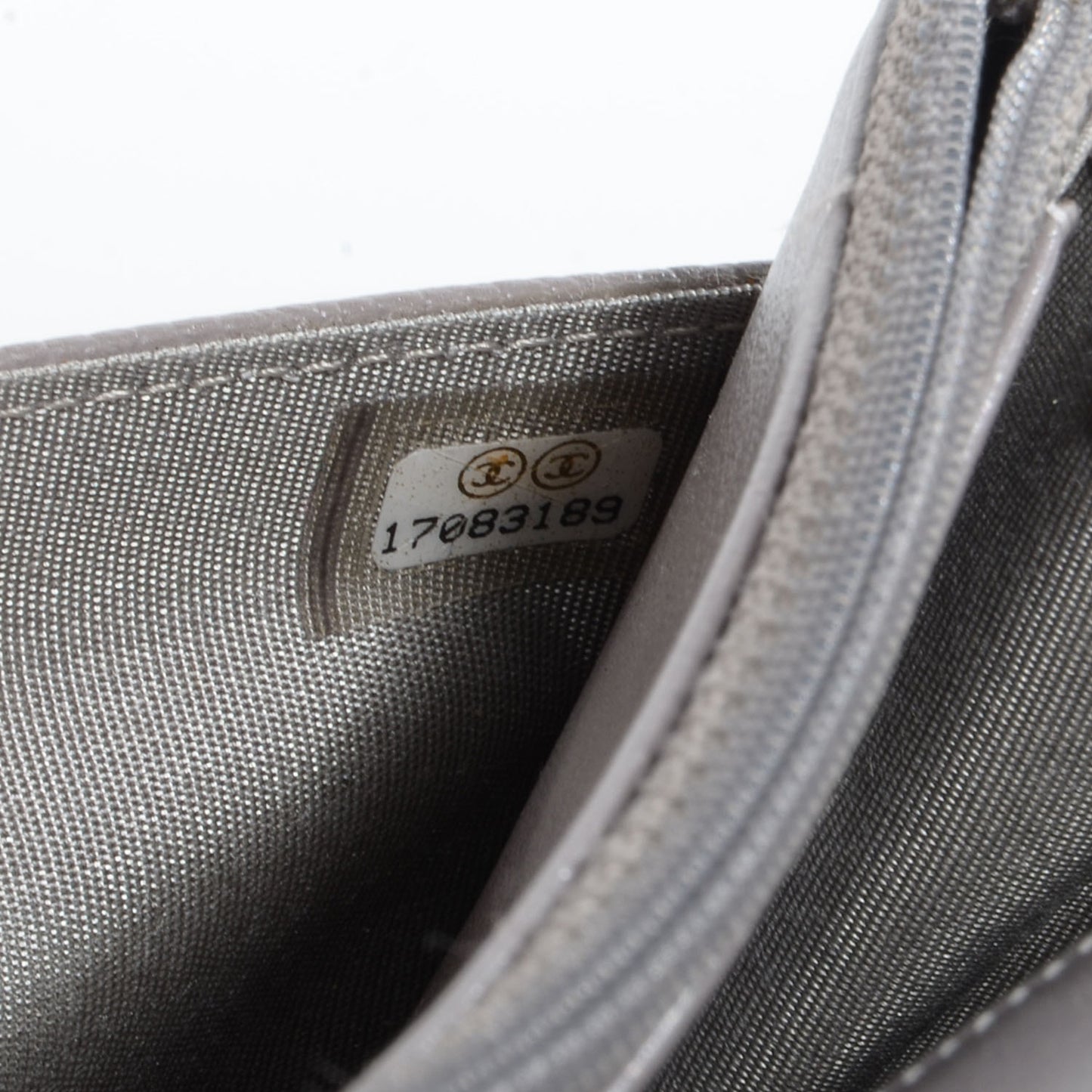 Caviar Timeless Wallet on Chain WOC Light Grey