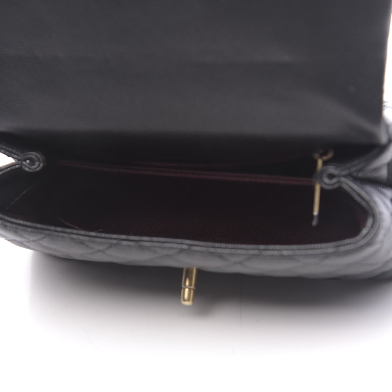 Chanel Caviar Quilted Mini Coco Handle Flap Black 5 of 10