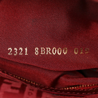 Fendi Zucchino Baguette Rosso 7 of 10