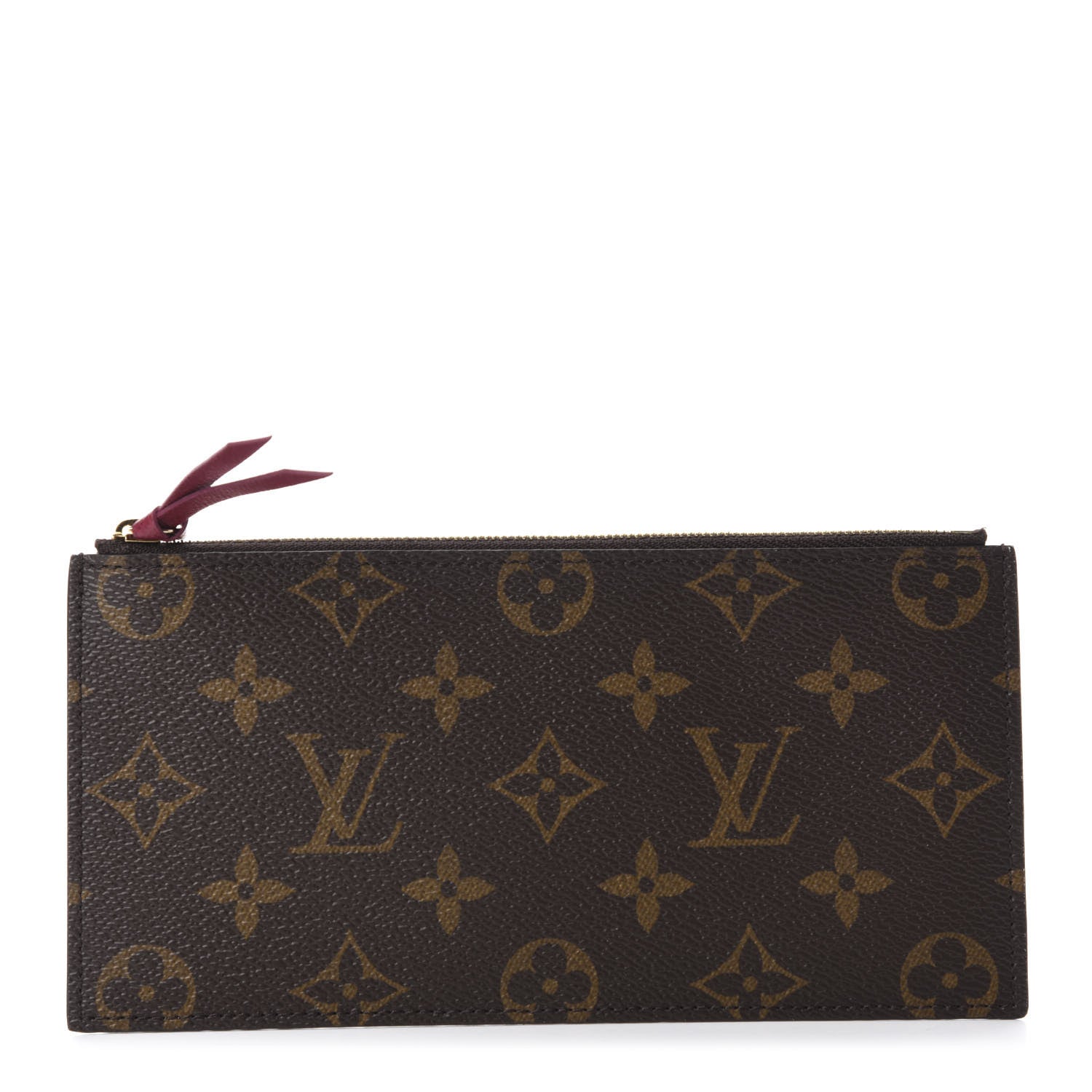 Louis Vuitton Monogram Felicie Chain Wallet Zippered Insert Fuchsia 1 of 6