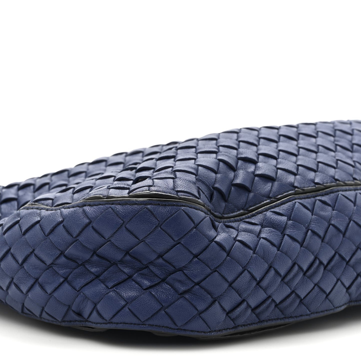Nappa Intrecciato Small Loop Blue