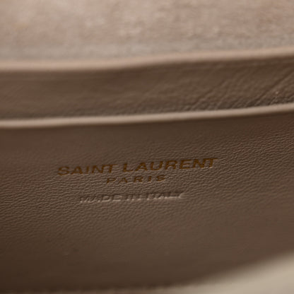 Saint Laurent Smooth Calfskin Mini Betty Satchel Ivory 6 of 13