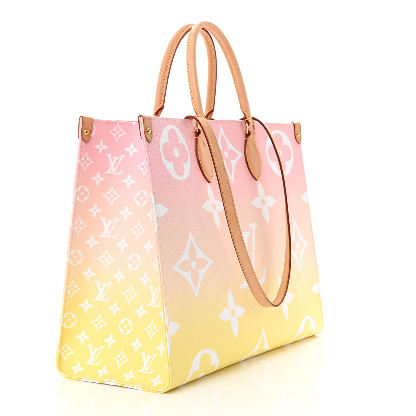 LOUIS VUITTON Monogram Giant By The Pool OnTheGo GM Light Pink