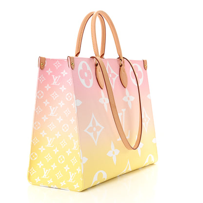 Louis Vuitton LOUIS VUITTON Monogram Giant By The Pool OnTheGo GM Light Pink 3 of 9