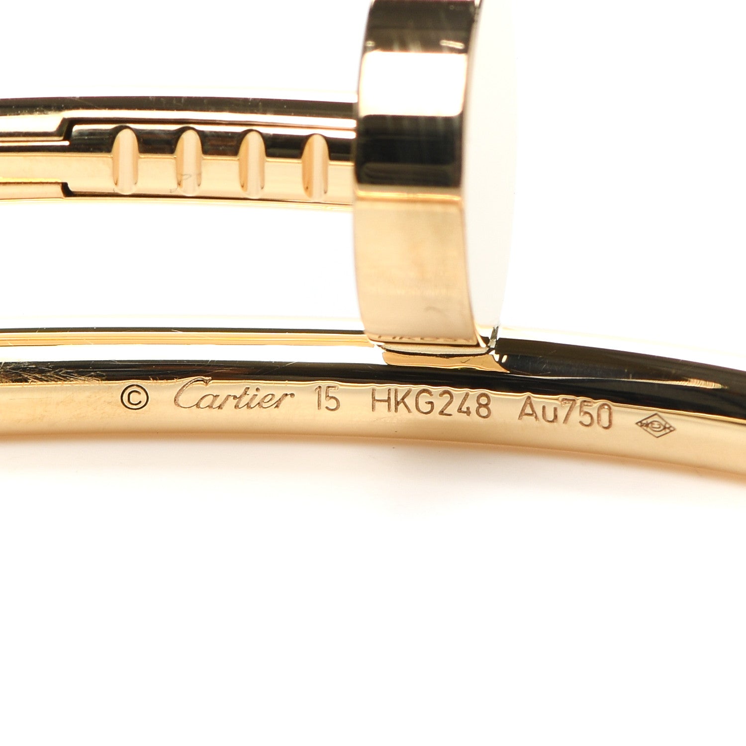 Cartier 18K Yellow Gold Juste Un Clou Bracelet 15 4 of 5