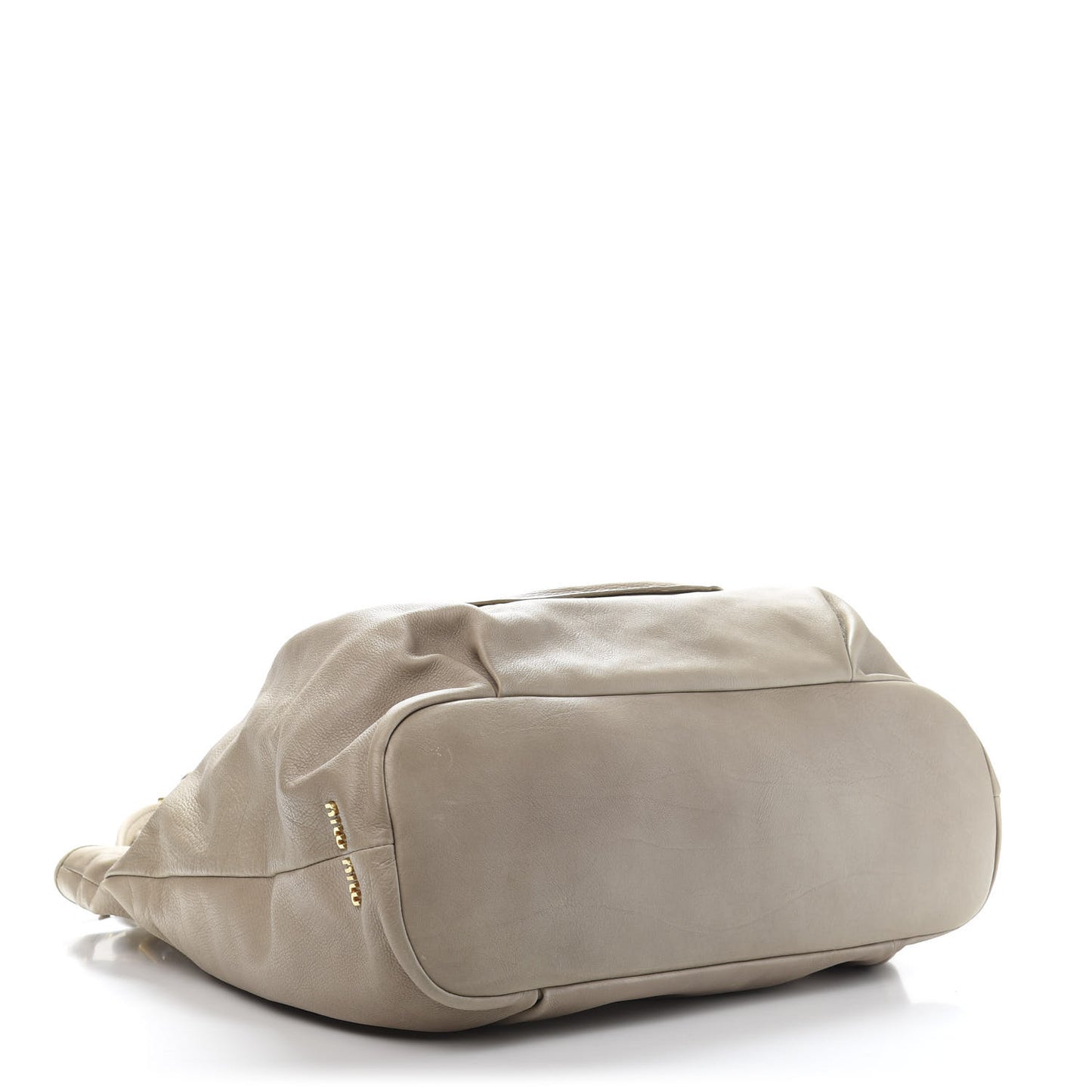 Vitello Lux Large Tote Alluminio