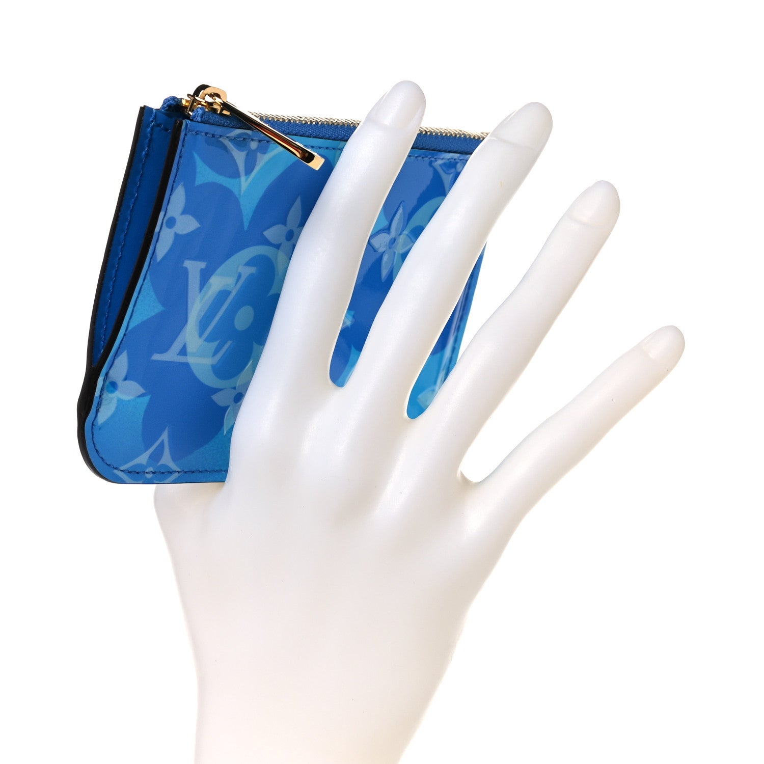 Louis Vuitton Vernis Valentine Key Pouch Light Blue 2 of 6