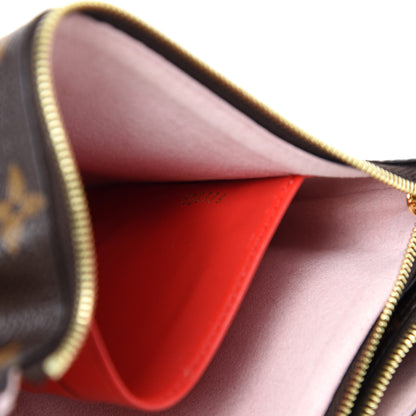 Louis Vuitton Monogram Blooming Flowers Double Zip Pochette 10 of 12