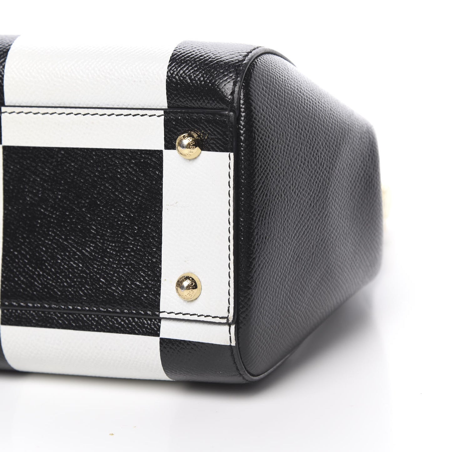 Dauphine Print Checker Rose Medium Miss Sicily Satchel Black Multicolor