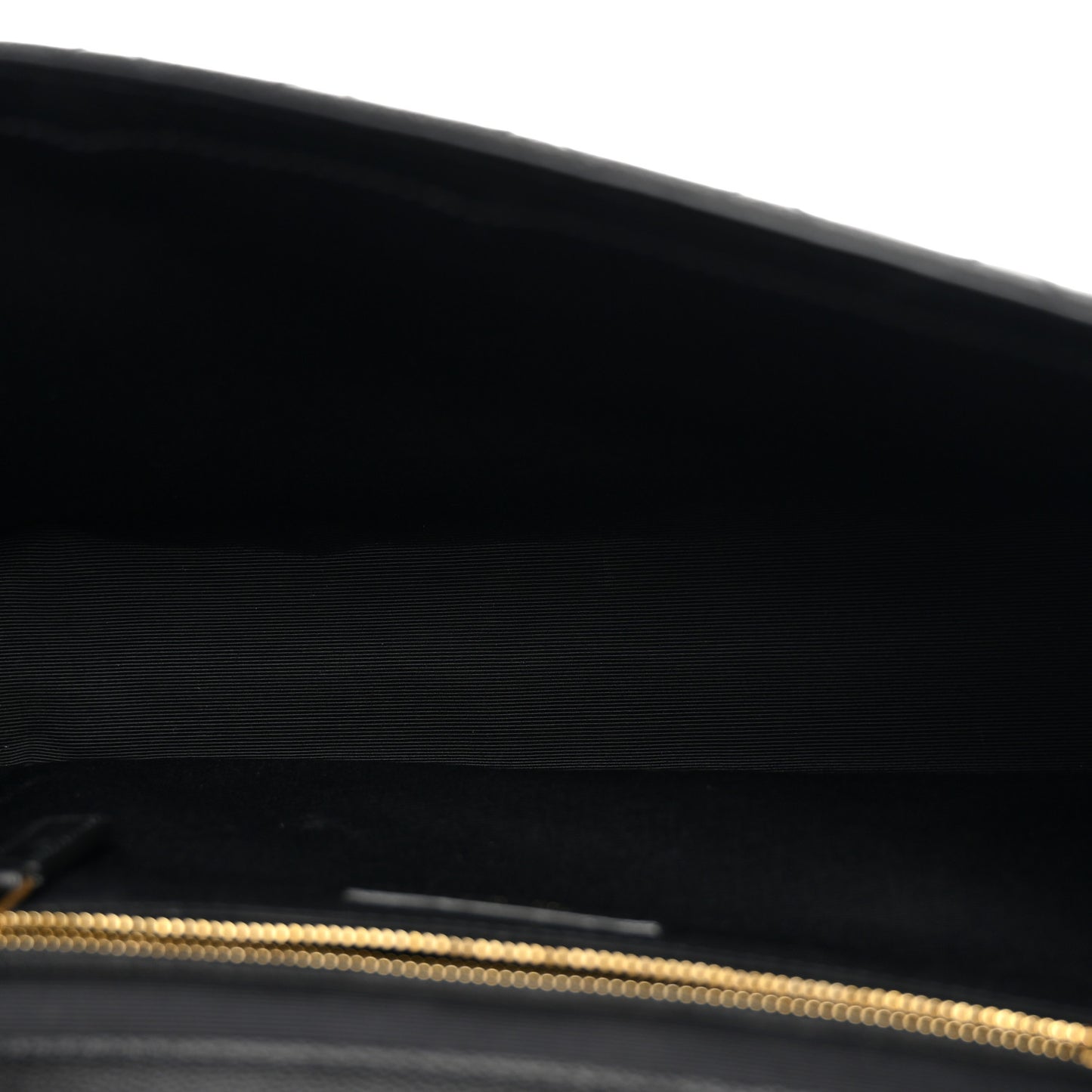Grain De Poudre Textured Mixed Matelasse Large Triquilt Monogram Satchel Black