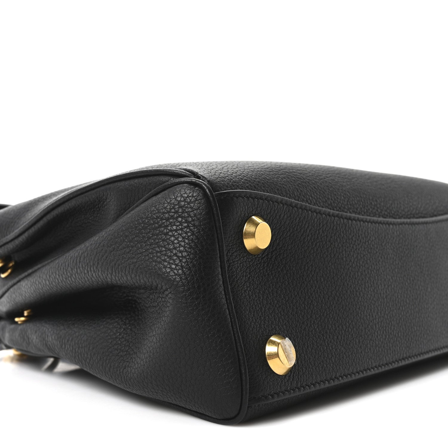 Balenciaga Grained Calfskin Small Rodeo Top Handle Handbag Black 9 of 10