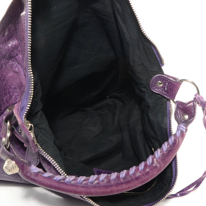 Balenciaga Agneau Giant 21 Silver Hardware Day Hobo Sapphire 7 of 12