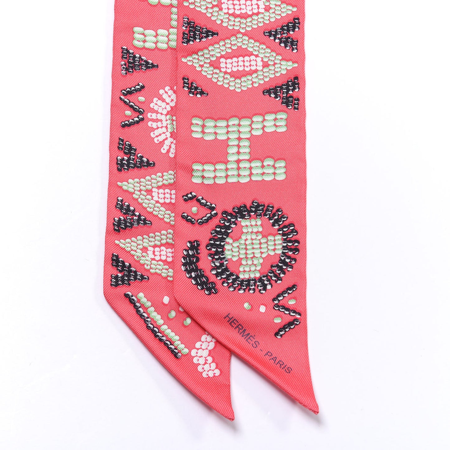Silk Kelly En Perles Twilly Rose Vert Black
