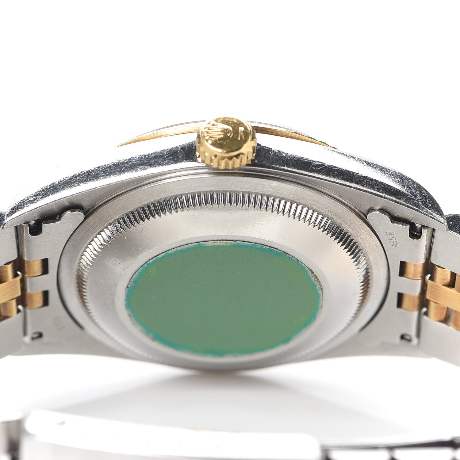 Rolex Stainless Steel 18K Yellow Gold Diamond 36mm Oyster Perpetual Datejust Watch White 16233 4 of 6