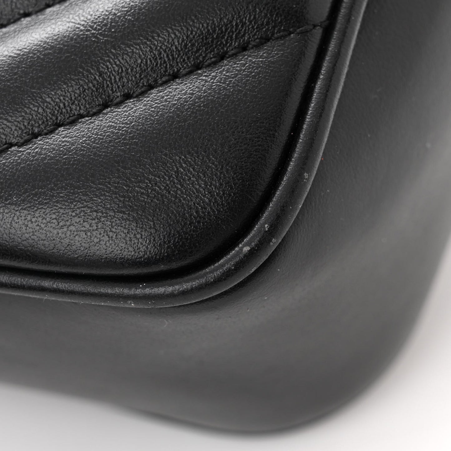 Calfskin Matelasse Monogram Lou Camera Bag Black