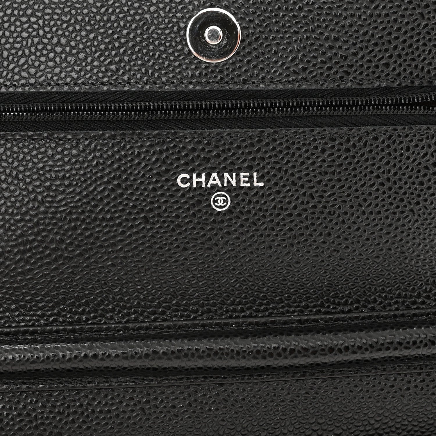 Chanel Caviar Quilted Wallet On Chain WOC Black 6 of 12