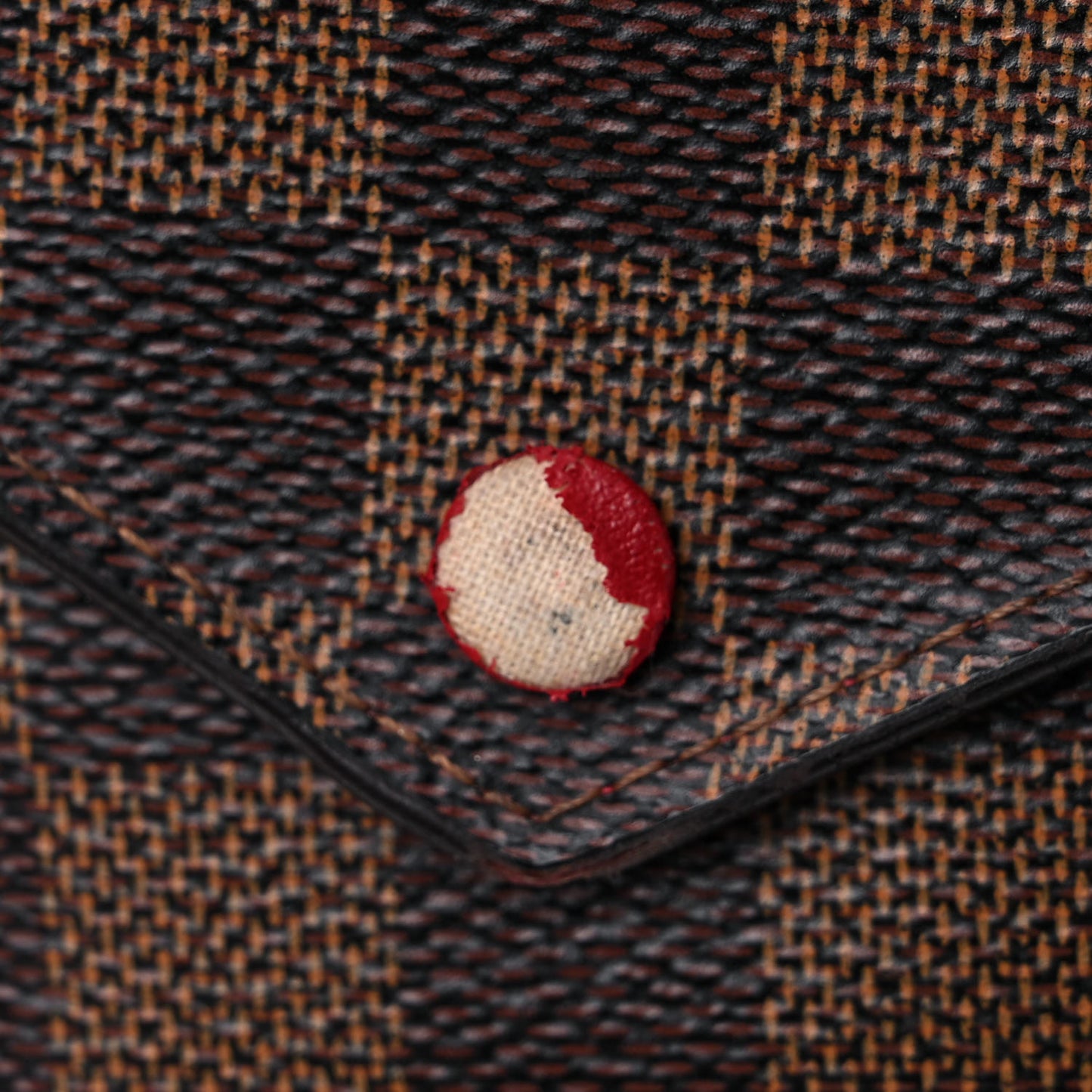 Damier Ebene Victorine Wallet Red