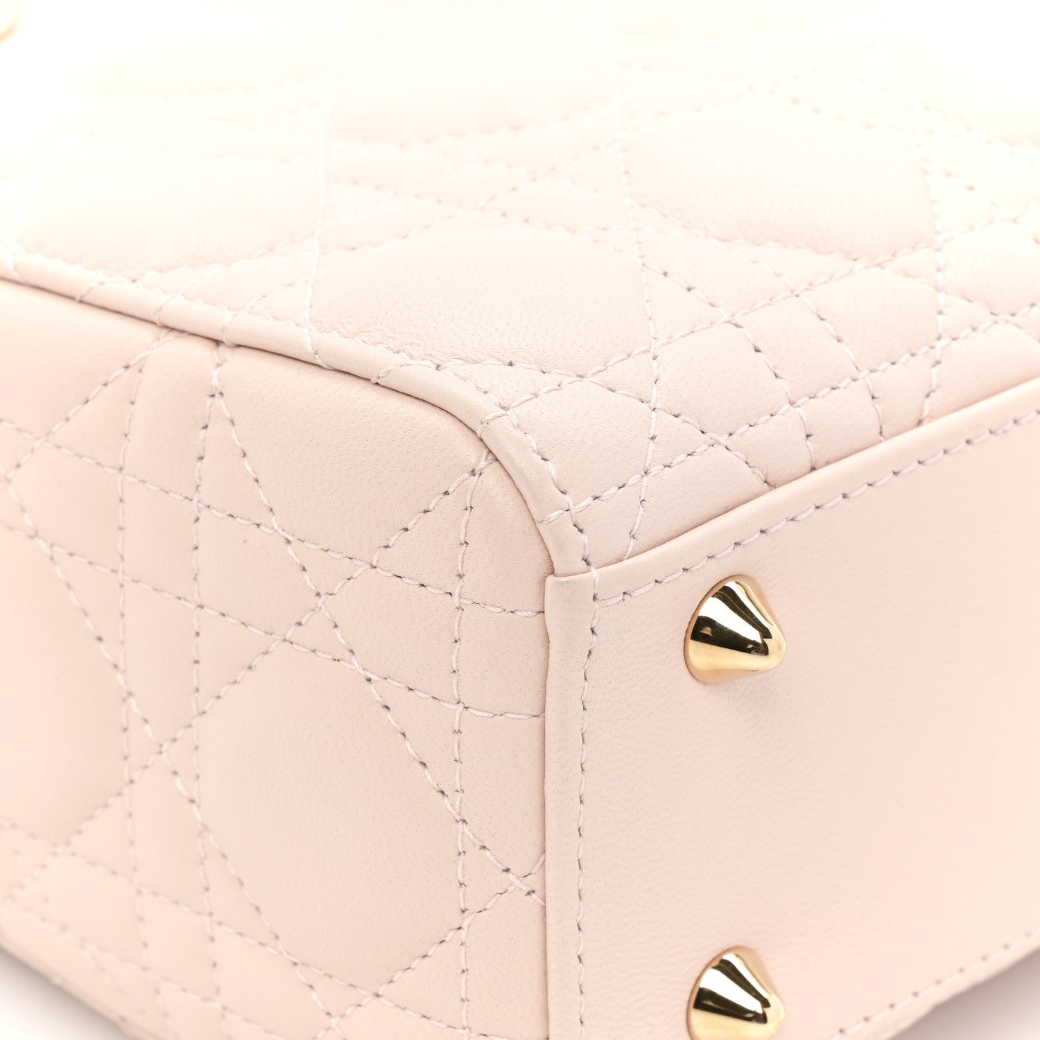 Christian Dior Lambskin Cannage Small My ABCDior Lady Dior Light Pink 10 of 15