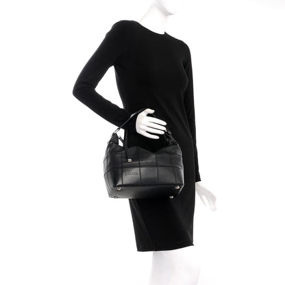 Chanel Caviar Square Stitched Hobo Black 2 of 7