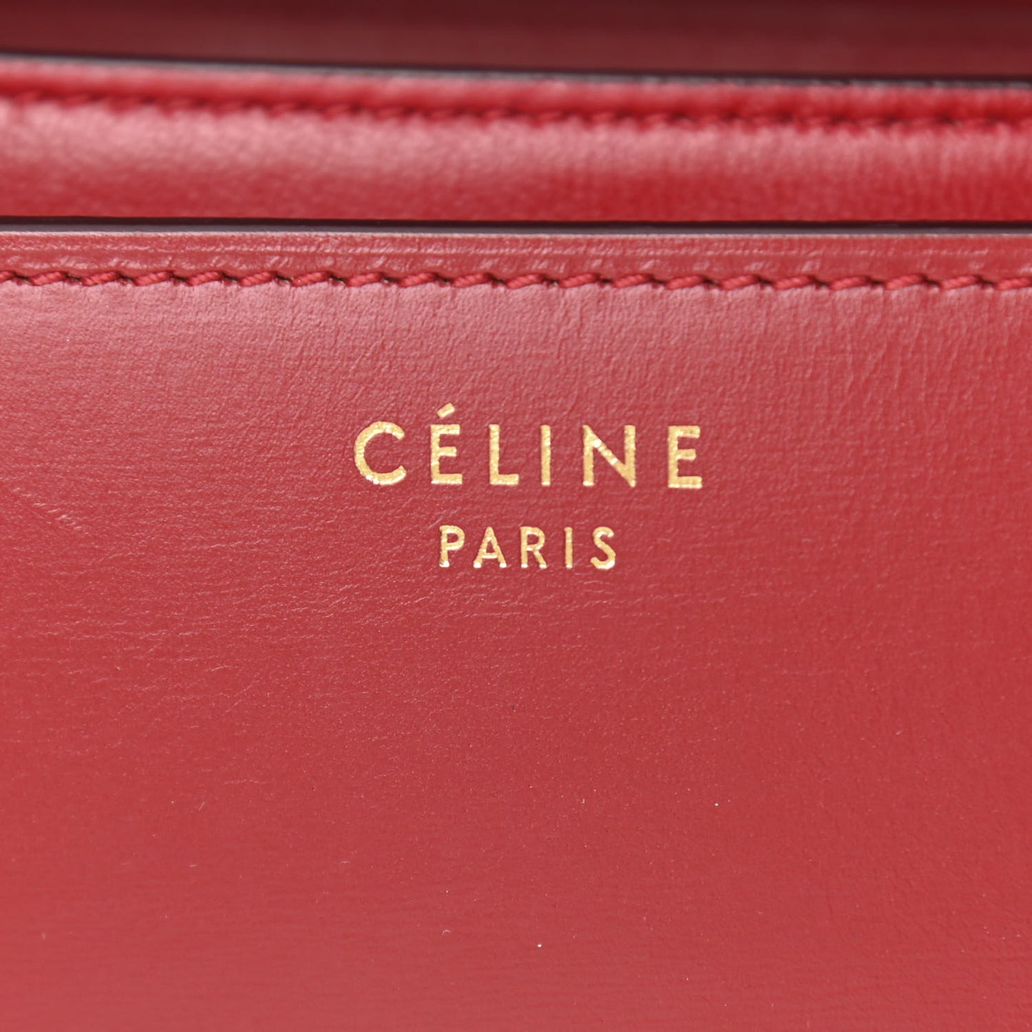 Box Calfskin Medium Classic Box Flap Bag Red