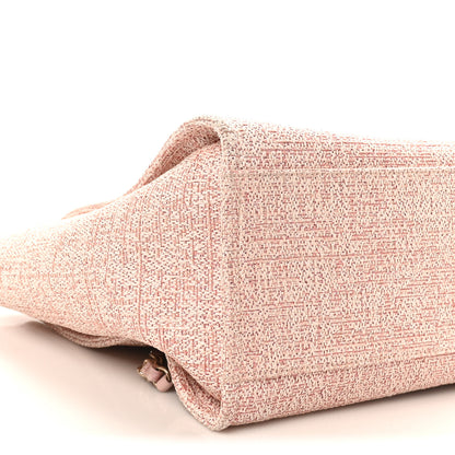 Chanel Lurex Boucle Deauville Medium Tote Pink 9 of 10