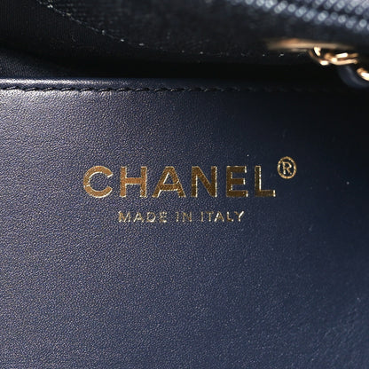 Chanel Denim Quilted Mini Chanel 25 Handbag Dark Blue 6 of 10