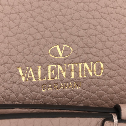 Valentino Garavani Pebbled Calfskin Mini Rockstud Crossbody Bag Poudre 7 of 10