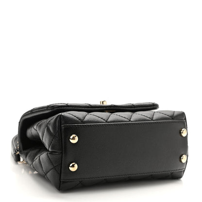 Chanel Caviar Quilted Extra Mini Coco Handle Flap Black 4 of 11
