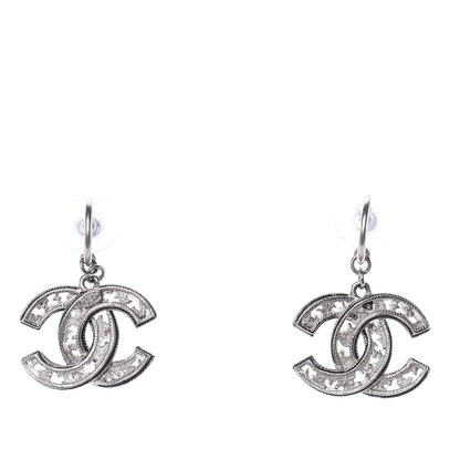 Chanel CC Chain Earrings Silver 1 of 4