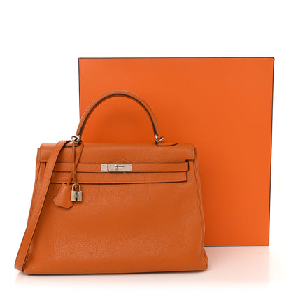 Hermes Taurillon Clemence Kelly Retourne 35 Potiron 23 of 23