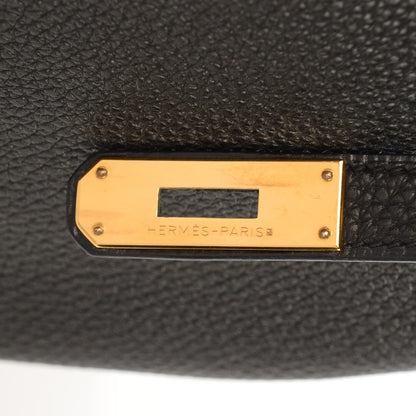 Hermes Taurillon Clemence Kelly Retourne 35 Black 9 of 23