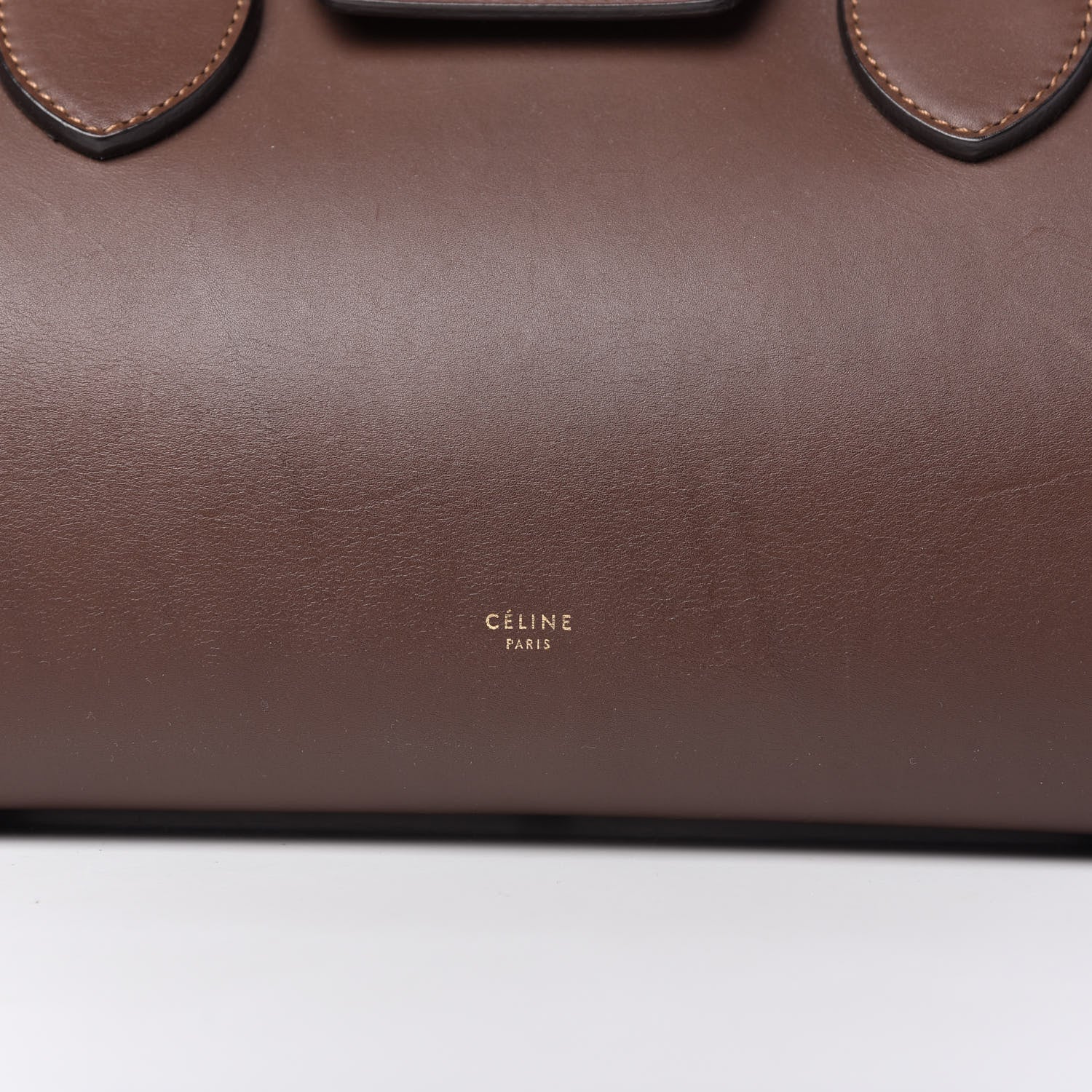 Celine Natural Calfskin Large Tie Knot Tote Acajou 9 of 9