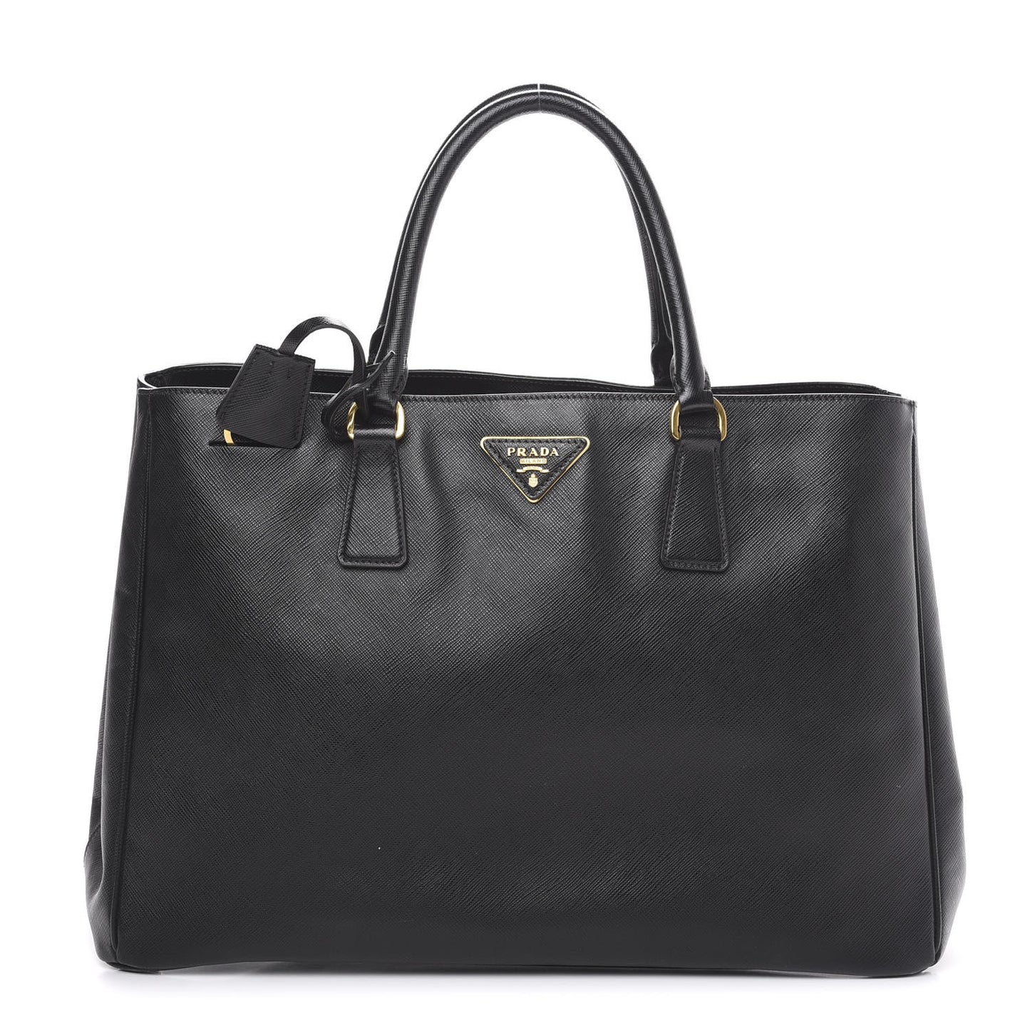 Saffiano Lux Large Tote Black