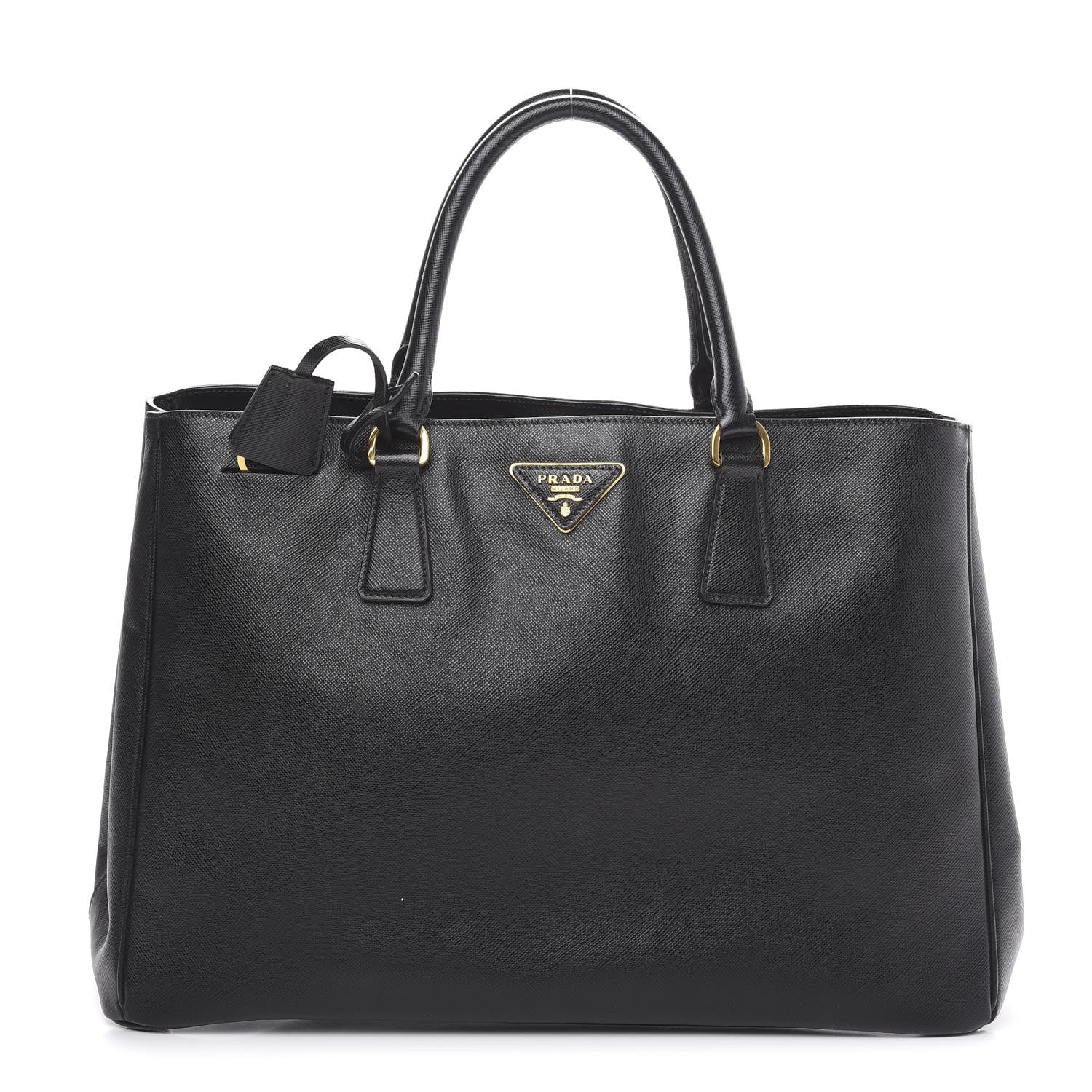 Prada Saffiano Lux Large Tote Black 1 of 12