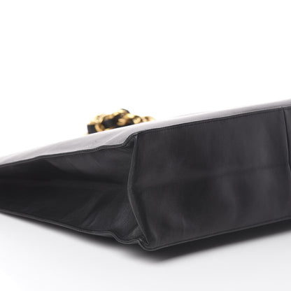 Chanel Lambskin CC Tote Black 10 of 10