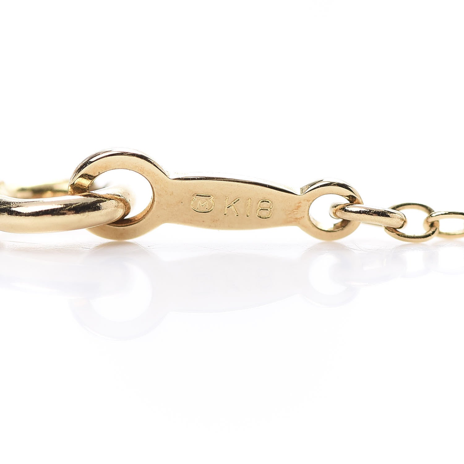 Mikimoto 18K Yellow Gold Akoya Pearl 7mm Station Necklace 30" 4 of 5