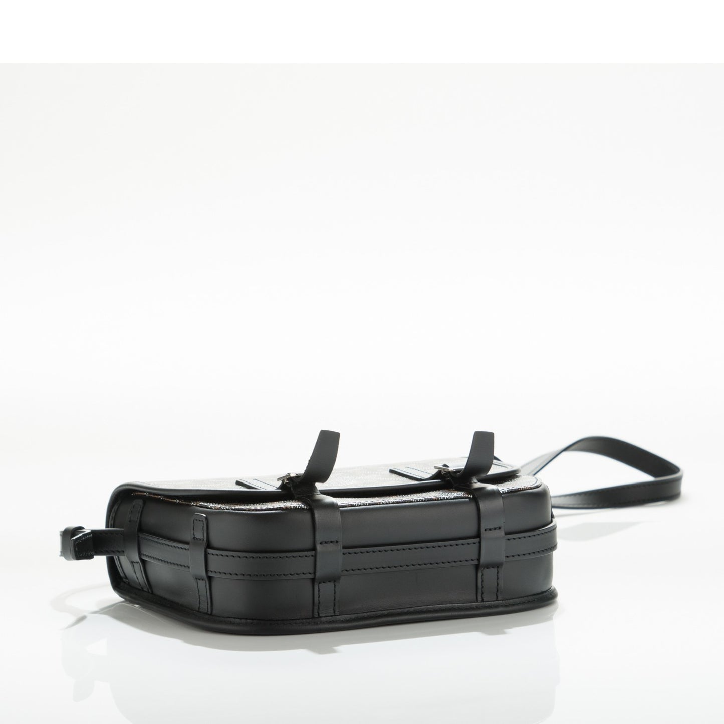 Goyardine Belvedere PM Messenger Bag Black