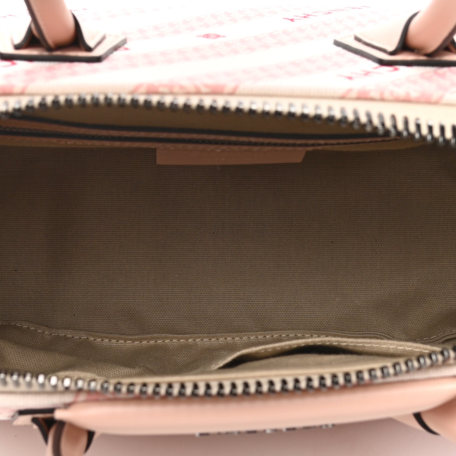 Givenchy Canvas Logo Print Small Antigona Pink 4 of 6