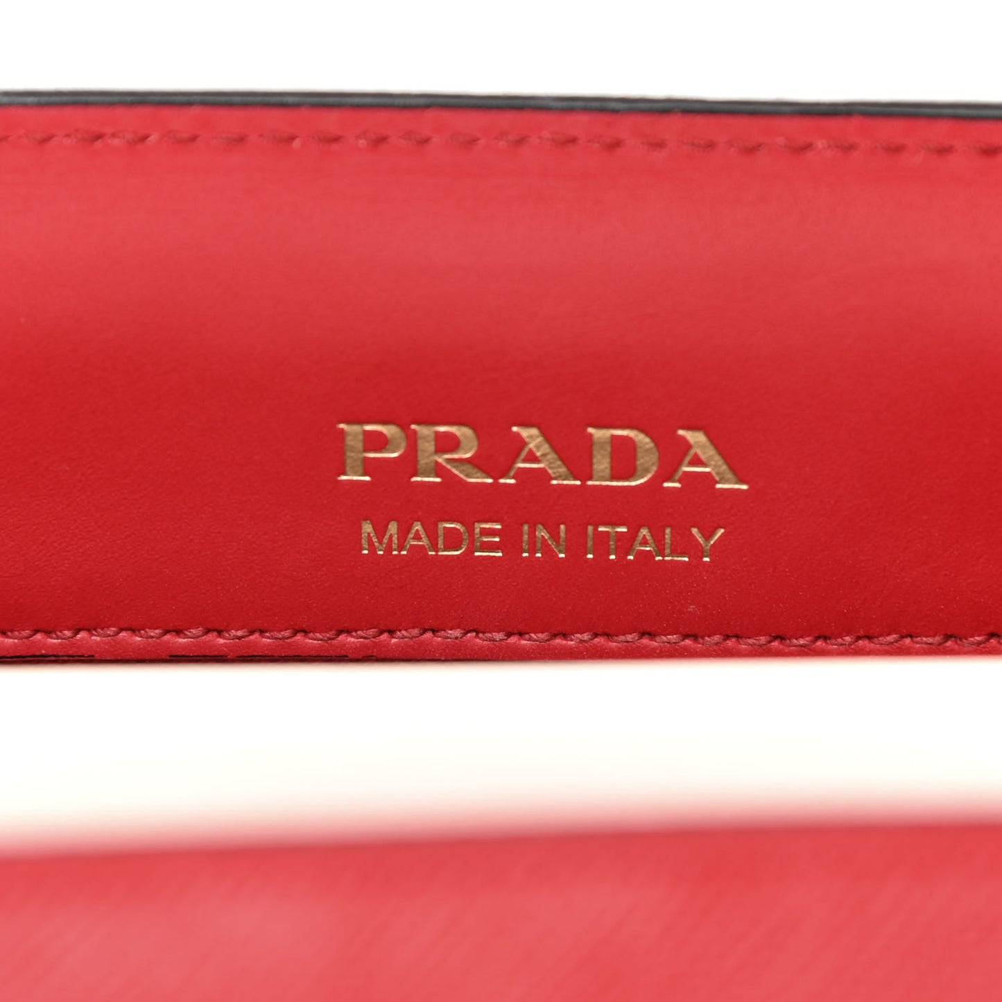 Saffiano City Calfskin Small Bibliothèque Top Handle Rosso White
