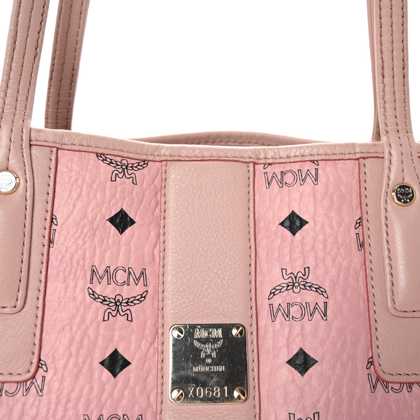 Visetos Medium Liz Reversible Shopper Tote Soft Pink